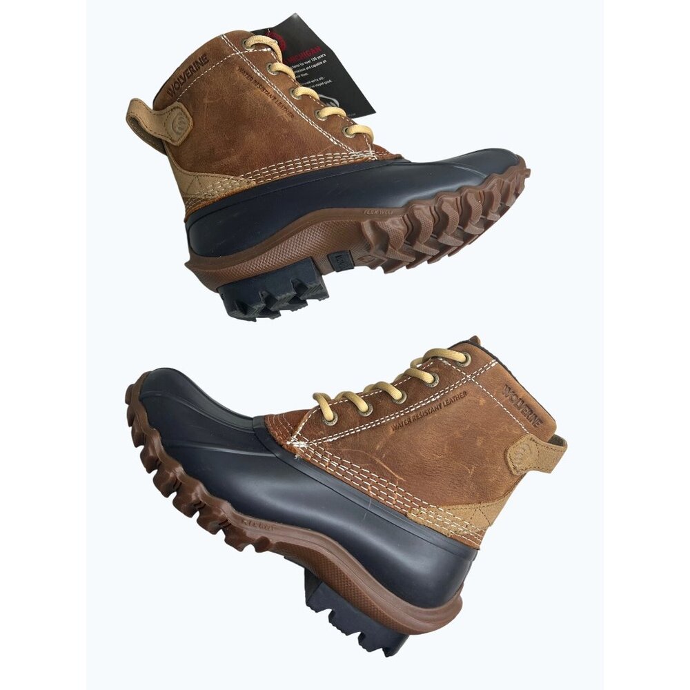 Wolverine Women's Torrent Waterproof Brown & Black EPX Winter Duck Boots 6M - Picture 3 of 16